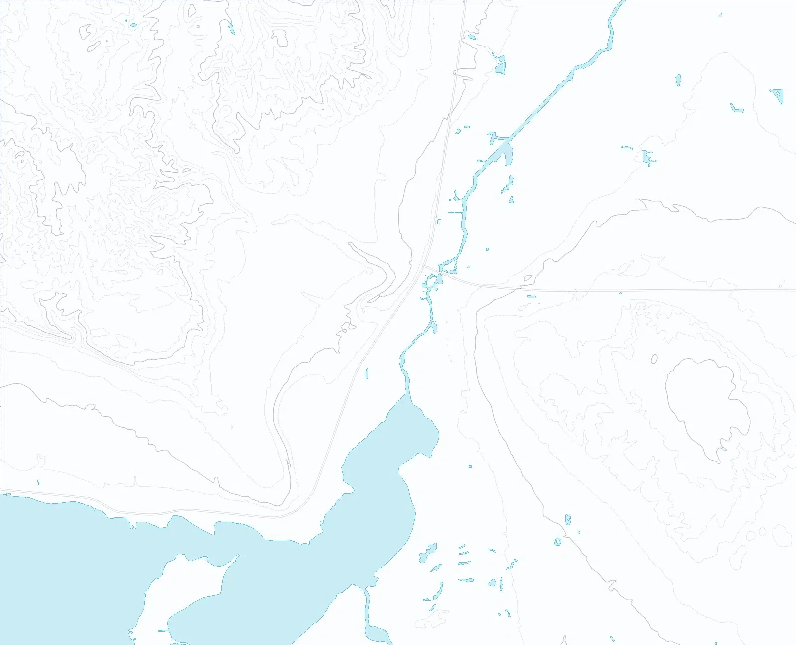 Map of Alanson, Michigan with local places pinned at their real coordinates